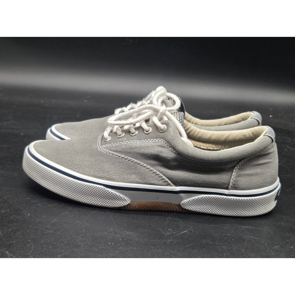 Sperry Halyard CVO Gray Mens Size 9 US Lace Up Sneaker Comfort Shoe